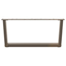 vidaXL 2 db V-alakú natúr acél dohányzóasztal láb 70 x (30-31,3) cm