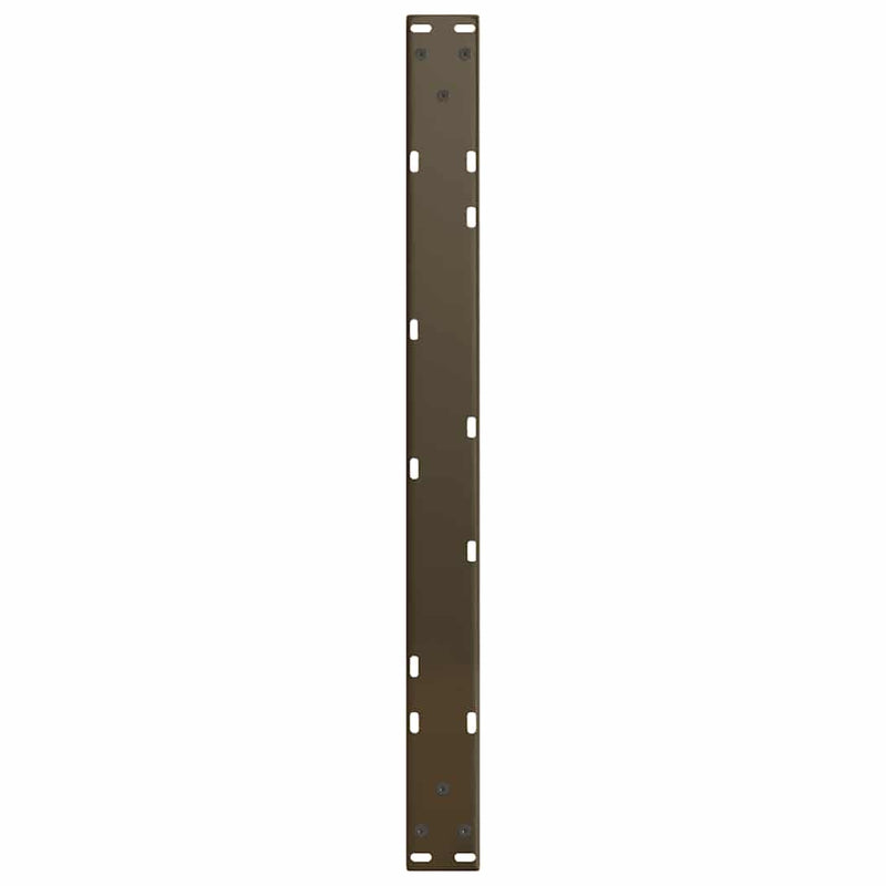 vidaXL 2 db V-alakú natúr acél dohányzóasztal láb 70 x (30-31,3) cm