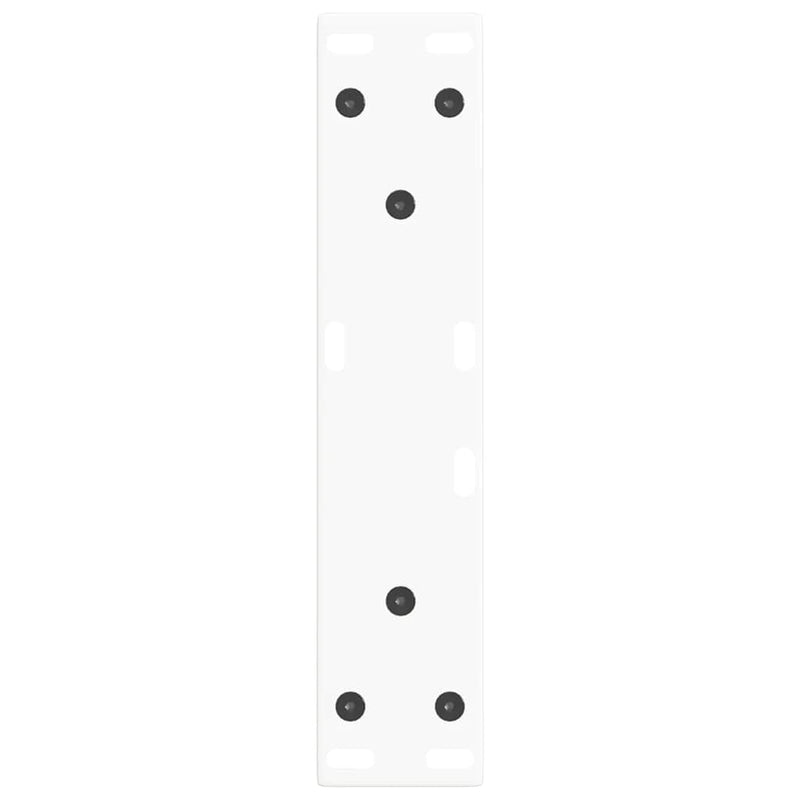 vidaXL 2 db fehér, V-alakú acél dohányzóasztal láb 28 x (42-43,3) cm