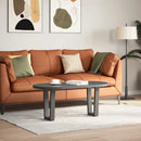 vidaXL 2 db antracitszürke, V-alakú acél dohányzóasztal láb 28 x (42-43,3) cm