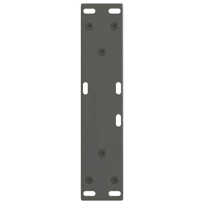 vidaXL 2 db antracitszürke, V-alakú acél dohányzóasztal láb 28 x (42-43,3) cm