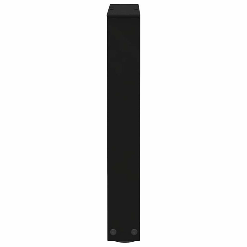 vidaXL 2 db fekete, V-alakú acél dohányzóasztal láb 38 x (42-43,3) cm