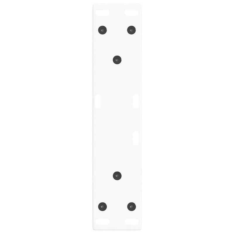 vidaXL 2 db fehér, V-alakú acél dohányzóasztal láb 38x(42-43,3) cm