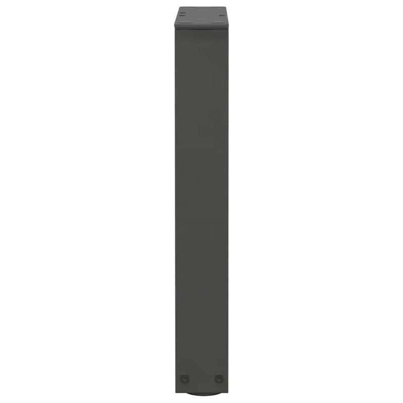 vidaXL 2 db antracitszürke, V-alakú acél dohányzóasztal láb 38x(42-43,3) cm
