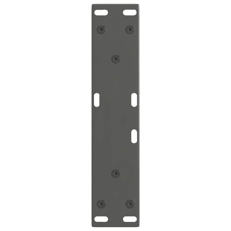 vidaXL 2 db antracitszürke, V-alakú acél dohányzóasztal láb 38x(42-43,3) cm