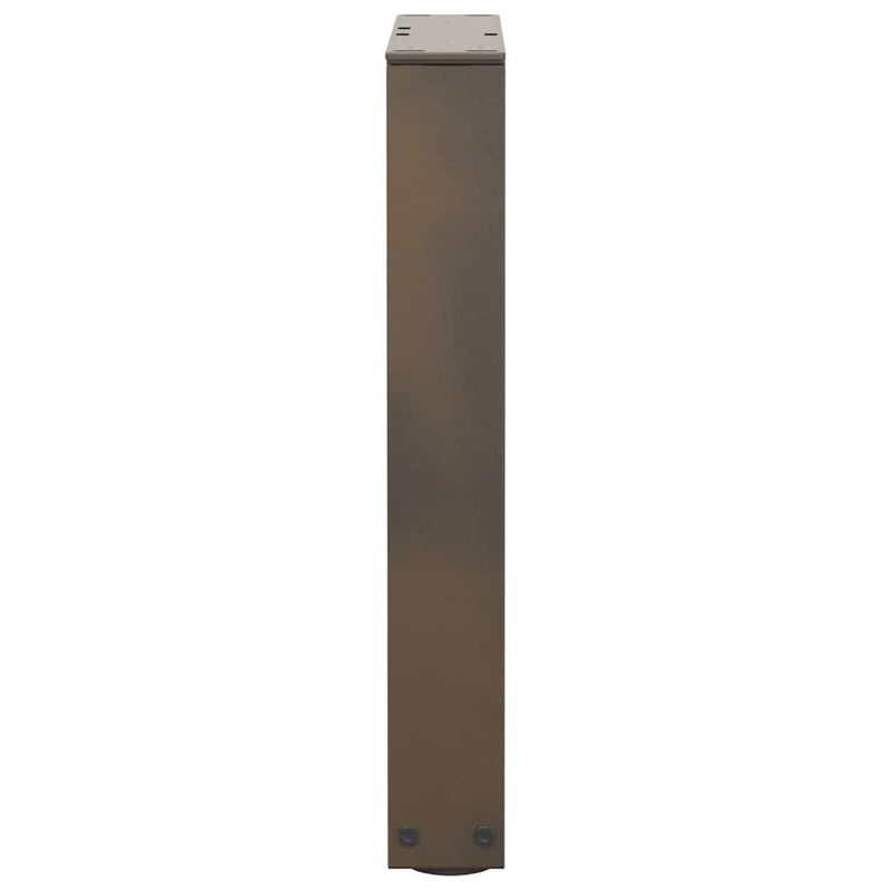 vidaXL 2 db V-alakú natúr acél dohányzóasztal láb 38x(42-43,3) cm
