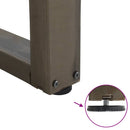 vidaXL 2 db V-alakú natúr acél dohányzóasztal láb 38x(42-43,3) cm