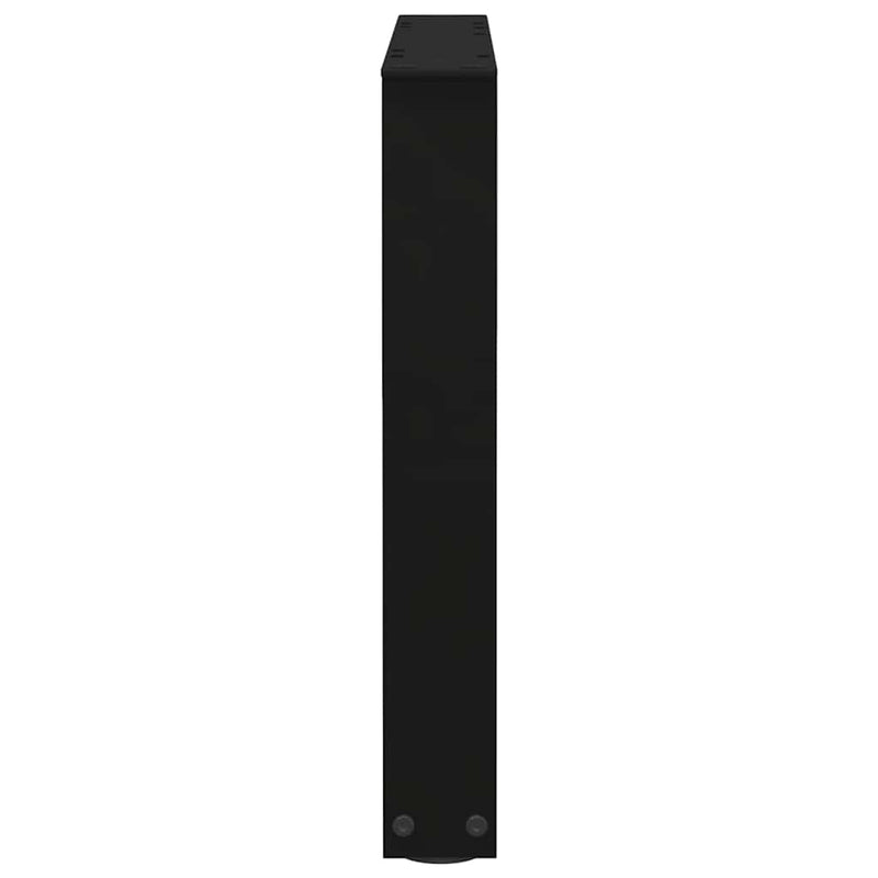 vidaXL 2 db fekete, V-alakú acél dohányzóasztal láb 50 x (42-43,3) cm