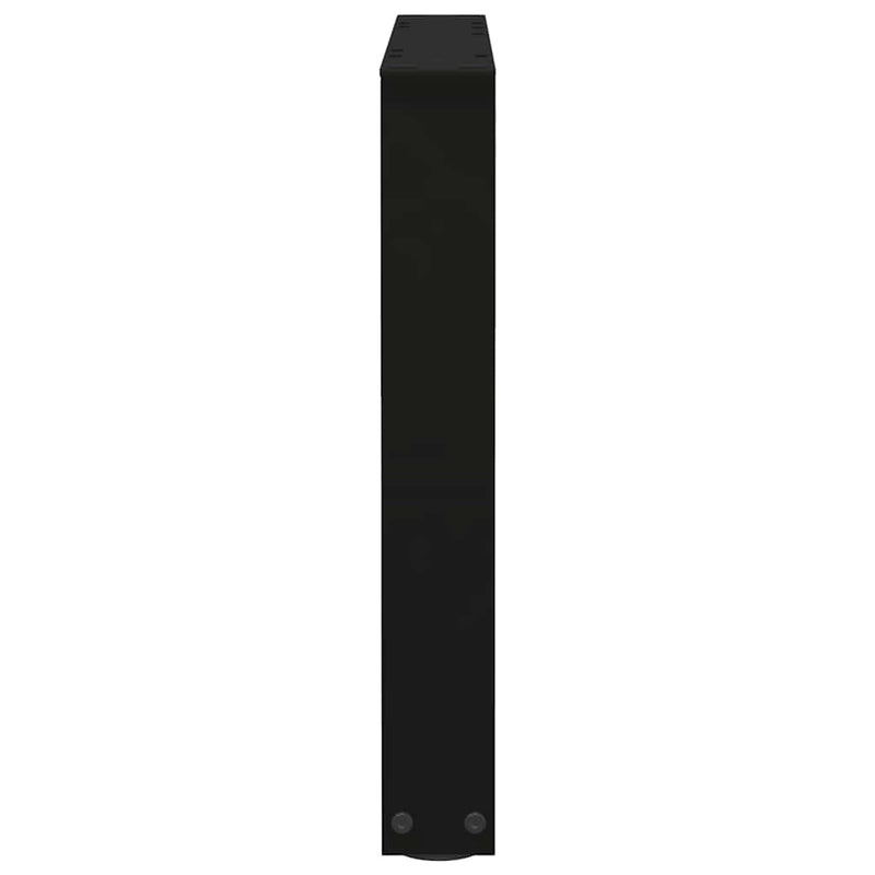 vidaXL 2 db fekete, V-alakú acél dohányzóasztal láb 60 x (42-43,3) cm