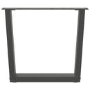 vidaXL 2 db antracitszürke, V-alakú acél dohányzóasztal láb 60 x (42-43,3) cm