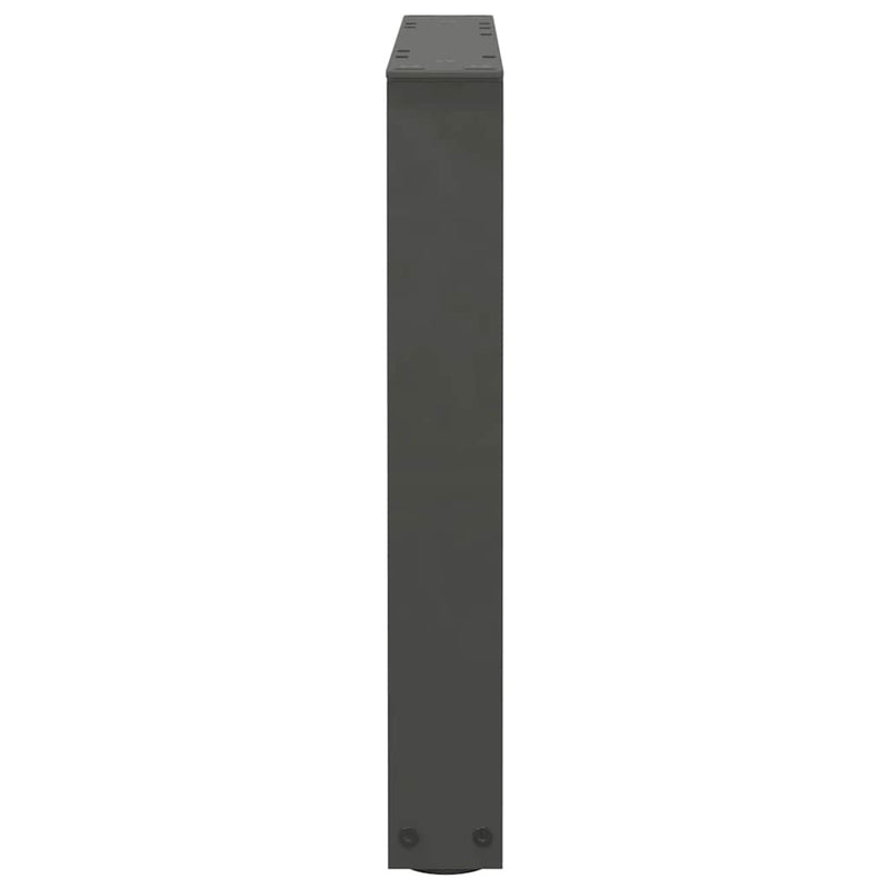 vidaXL 2 db antracitszürke, V-alakú acél dohányzóasztal láb 60 x (42-43,3) cm