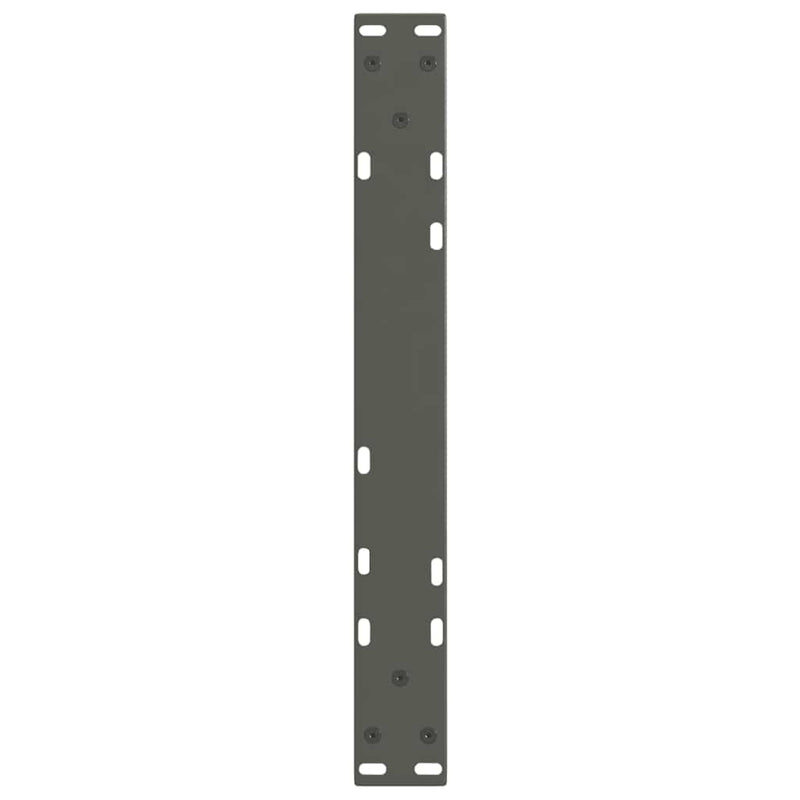vidaXL 2 db antracitszürke, V-alakú acél dohányzóasztal láb 60 x (42-43,3) cm