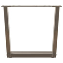 vidaXL 2 db V-alakú natúr acél dohányzóasztal láb 60 x (42-43,3) cm