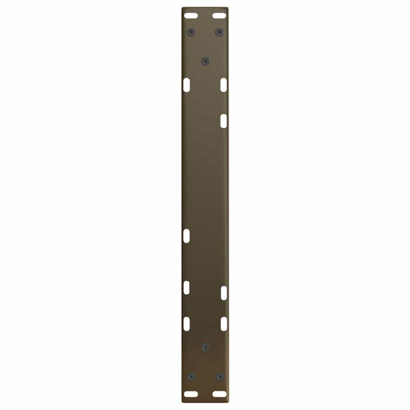 vidaXL 2 db V-alakú natúr acél dohányzóasztal láb 60 x (42-43,3) cm