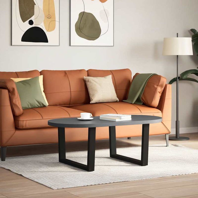 vidaXL 2 db fekete, V-alakú acél dohányzóasztal láb 70 x (42-43,3) cm