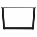 vidaXL 2 db fekete, V-alakú acél dohányzóasztal láb 70 x (42-43,3) cm