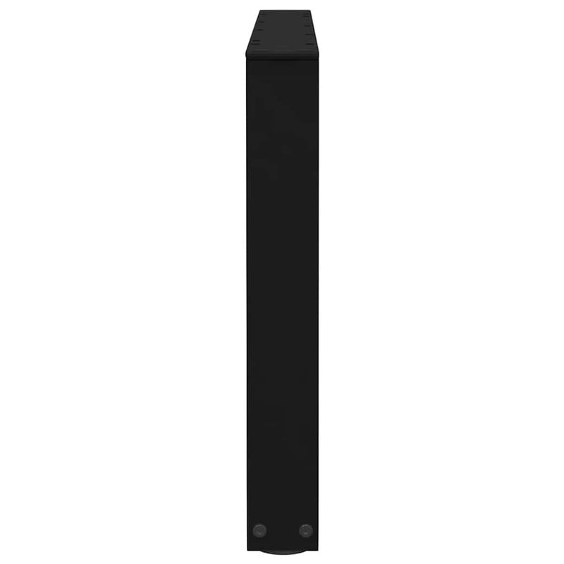 vidaXL 2 db fekete, V-alakú acél dohányzóasztal láb 70 x (42-43,3) cm
