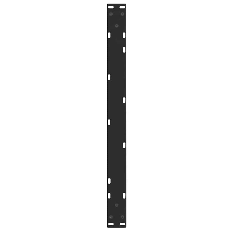 vidaXL 2 db fekete, V-alakú acél dohányzóasztal láb 70 x (42-43,3) cm