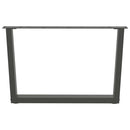 vidaXL 2 db antracitszürke, V-alakú acél dohányzóasztal láb 70 x (42-43,3) cm