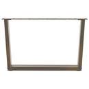 vidaXL 2 db V-alakú natúr acél dohányzóasztal láb 70 x (42-43,3) cm