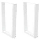 vidaXL 2 db fehér, V-alakú étkezőasztal láb 60 x (72-73,3) cm acél étkezőasztal láb