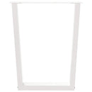 vidaXL 2 db fehér, V-alakú étkezőasztal láb 60 x (72-73,3) cm acél étkezőasztal láb