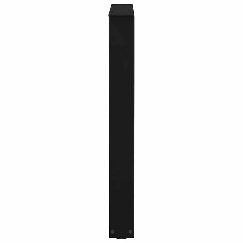 vidaXL 2 db fekete, V-alakú acél étkezőasztal láb 70 x (72-73,3) cm