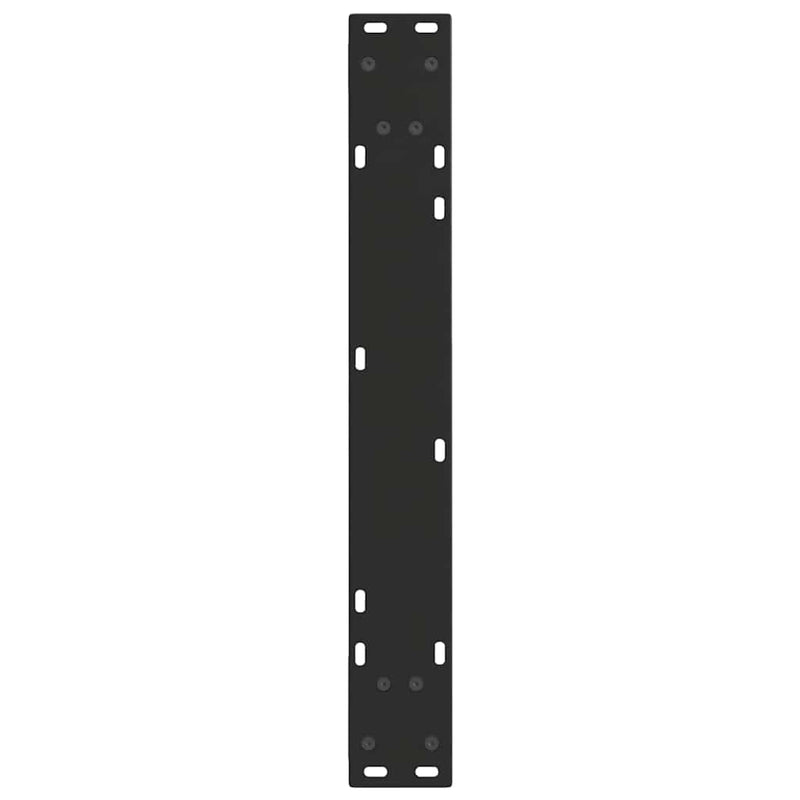 vidaXL 2 db fekete, V-alakú acél étkezőasztal láb 70 x (72-73,3) cm