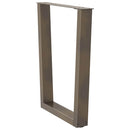 vidaXL 2 db V-alakú natúr acél étkezőasztal láb 70 x (72-73,3) cm acél