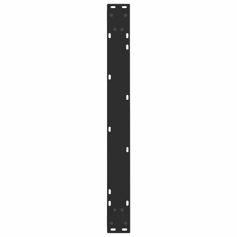 vidaXL 2 db fekete, V-alakú acél étkezőasztal láb 80 x (72-73,3) cm