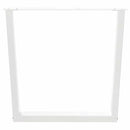 vidaXL 2 db fehér, V-alakú acél étkezőasztal láb 80 x (72-73,3) cm