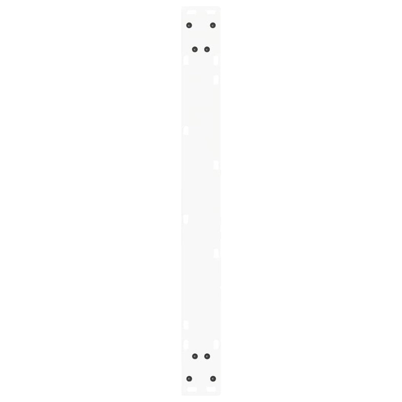 vidaXL 2 db fehér, V-alakú acél étkezőasztal láb 80 x (72-73,3) cm