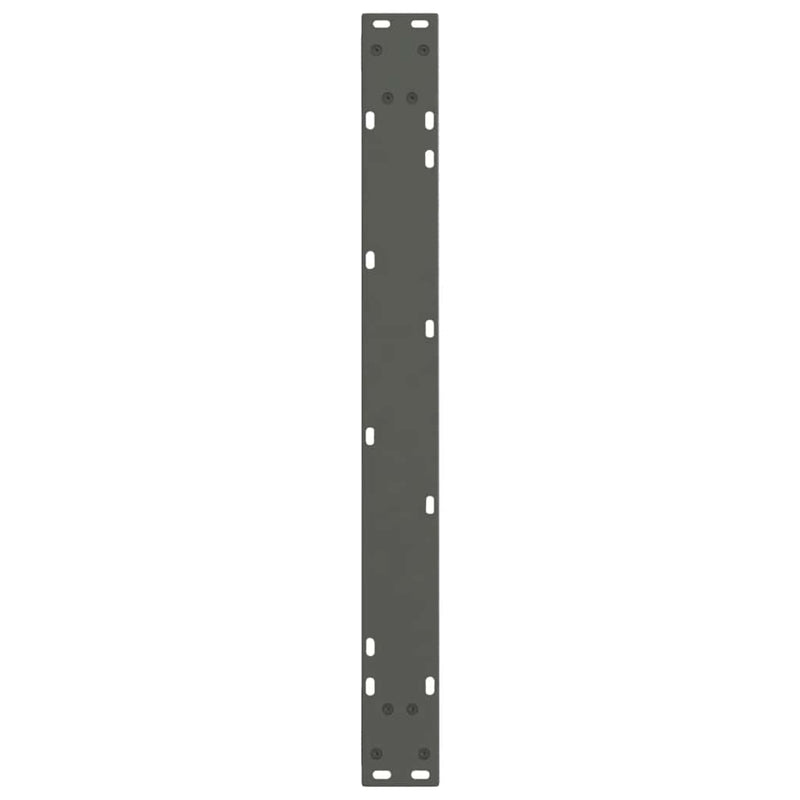 vidaXL 2 db antracitszürke, V-alakú acél étkezőasztal láb 80 x (72-73,3) cm