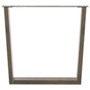 vidaXL 2 db V-alakú natúr acél étkezőasztal láb 80x(72-73,3) cm acél