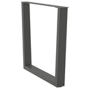 vidaXL 2 db antracitszürke, V-alakú acél étkezőasztal láb 90 x (72-73,3) cm