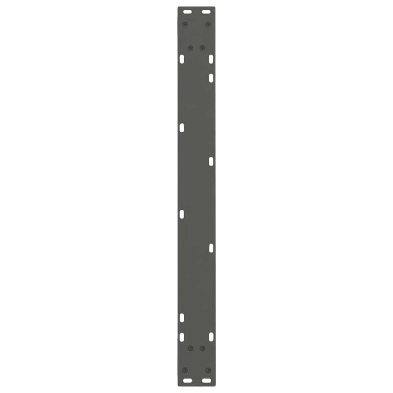 vidaXL 2 db antracitszürke, V-alakú acél étkezőasztal láb 90 x (72-73,3) cm