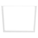 vidaXL 2 db fehér, V-alakú étkezőasztal láb 100 x (72-73,3) cm acél étkezőasztal láb