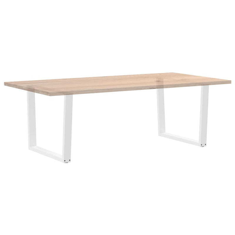 vidaXL 2 db fehér, V-alakú étkezőasztal láb 100 x (72-73,3) cm acél étkezőasztal láb