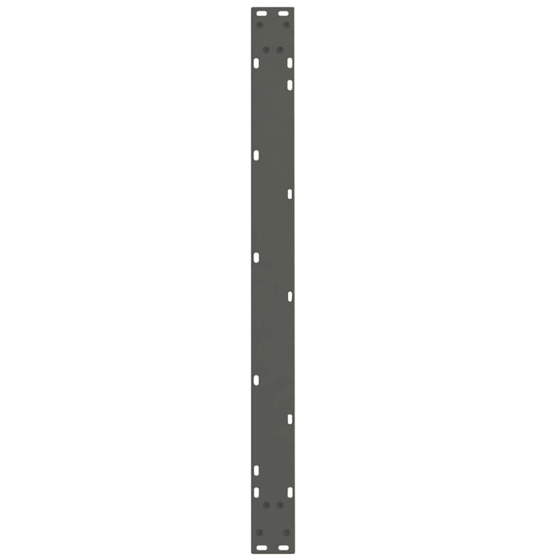 vidaXL 2 db antracitszürke étkezőasztal V-alakú láb 100 x (72-73,3) cm acél étkezőasztal láb