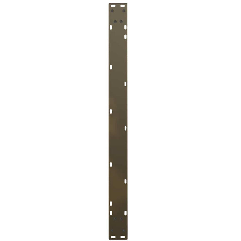 vidaXL 2 db V-alakú étkezőasztal láb natúr acél 100 x (72-73,3) cm acél