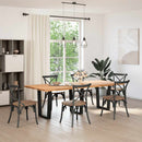 vidaXL 3 db V-alakú étkezőasztal láb fekete 70 x (72-73,3) cm acél étkezőasztal láb