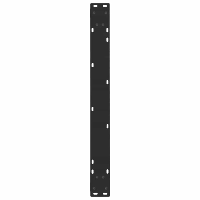 vidaXL 3 db V-alakú étkezőasztal láb fekete 80 x (72-73,3) cm acél étkezőasztal láb