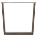 vidaXL 3 db V-alakú natúr acél étkezőasztal láb 80x(72-73,3) cm acél