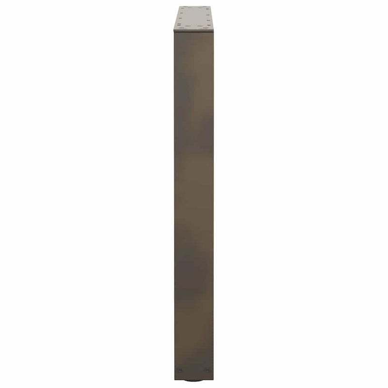 vidaXL 3 db V-alakú natúr acél étkezőasztal láb 80x(72-73,3) cm acél