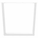 vidaXL 3 db fehér, V-alakú étkezőasztal láb 90 x (72-73,3) cm acél étkezőasztal láb