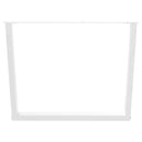 vidaXL 3 db fehér, V-alakú étkezőasztal láb 100 x (72-73,3) cm acél étkezőasztal láb