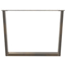 vidaXL 3 db V-alakú natúr acél étkezőasztal láb 100 x (72-73,3) cm acél