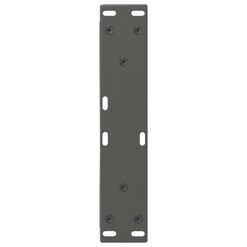 vidaXL 2 db antracitszürke acél dohányzóasztal láb 30x(30-31,3) cm