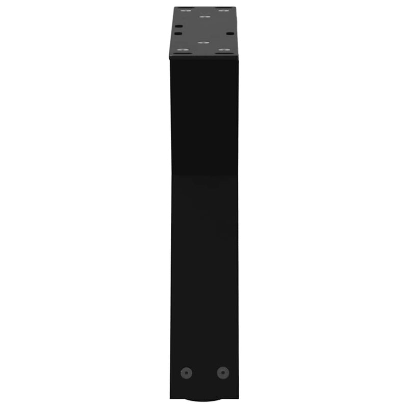 vidaXL 2 db fekete acél dohányzóasztal láb 40 x (30-31,3) cm