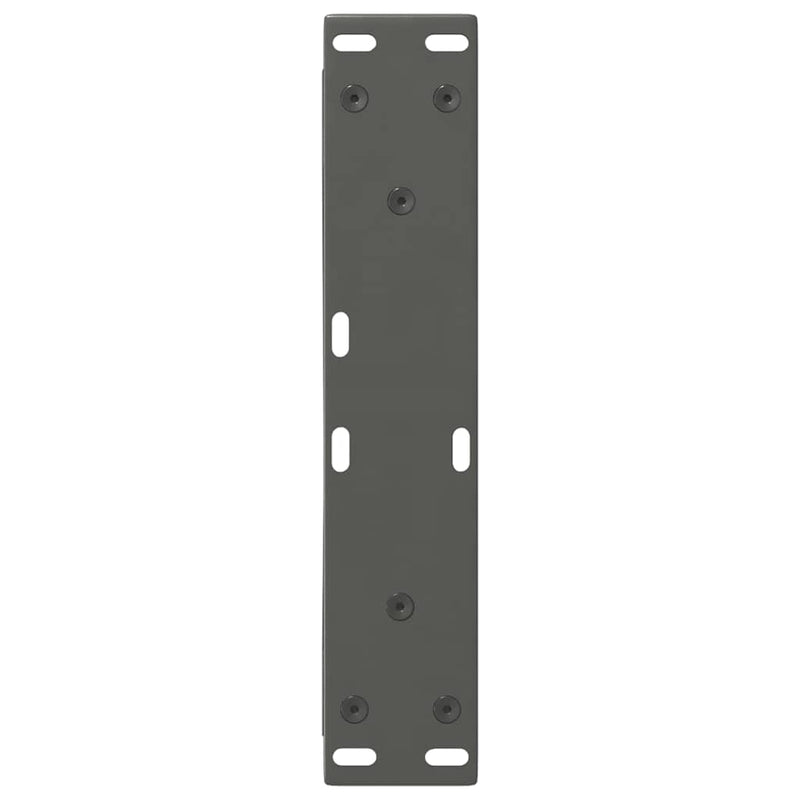 vidaXL 2 db antracitszürke acél dohányzóasztal láb 40 x (30-31,3) cm